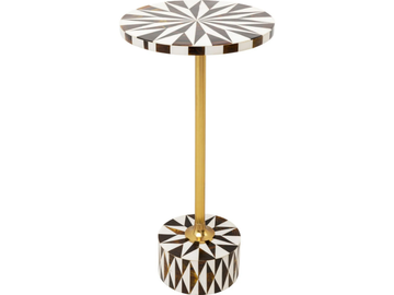 DOMERO - Round MDF high side table by KARE Design - view 2